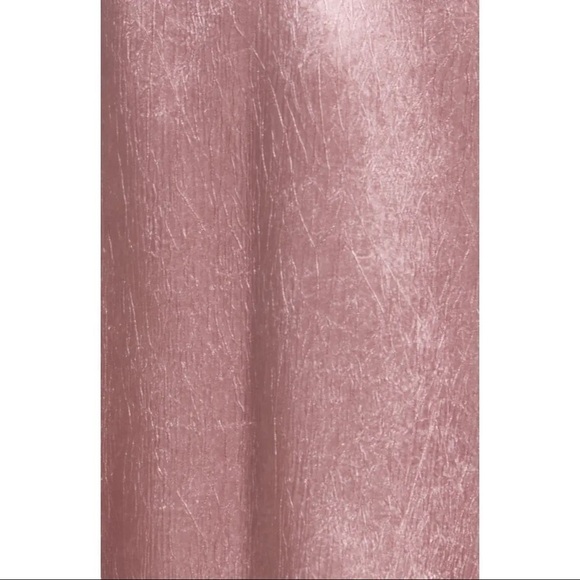 Rahi Metallic Pink Antique Rose Luster Cut Out Satin Mini Dress Size Medium - Picture 4 of 10